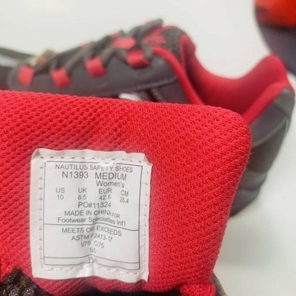 Nautilus Steel Toe Static-Dissipative Women's Work Athletic Shoe Size 10 ~ N1393 - Picture 8 of 8